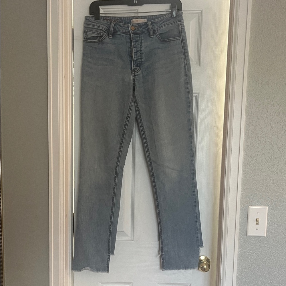 Tory Burch Light Blue Straight Leg Jeans